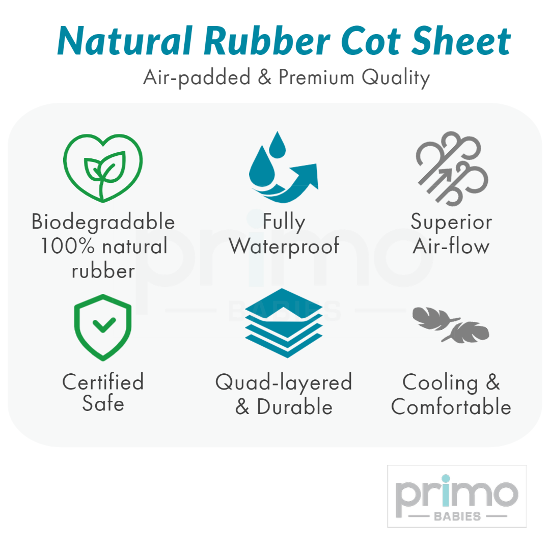 Natural Rubber Cot Sheet